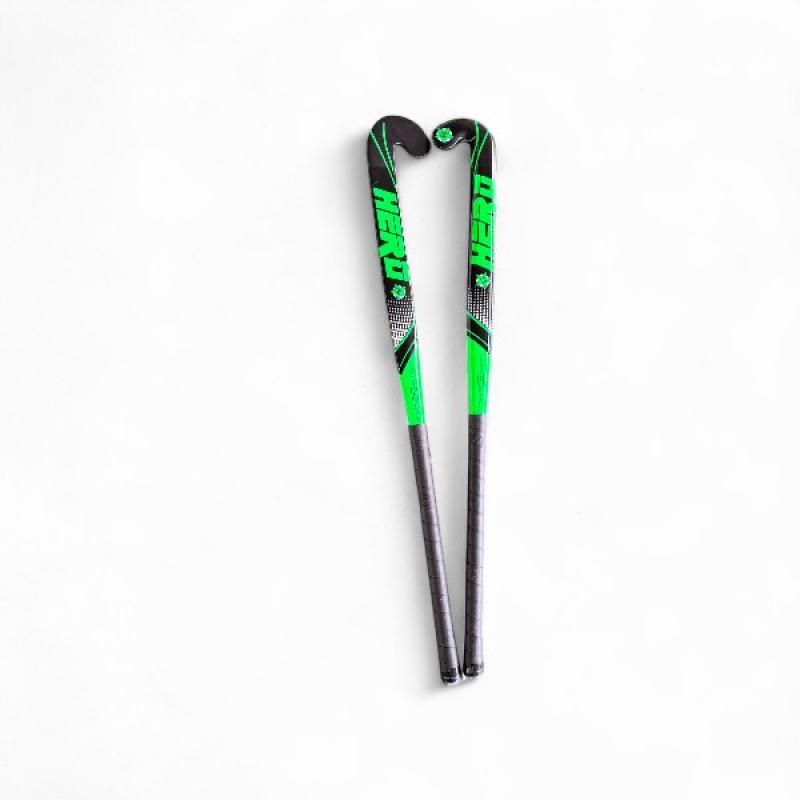 Field Hockey Stick Hero | 30% Carbon | Size 36.5" | Maxi Head | Carve 24.7mm Low Bow | Lightweight